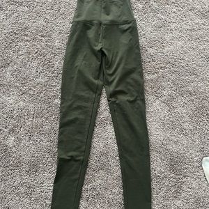 dark green Aerie leggings